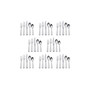 Harlow 18/10 Stainless Steel 44 Piece Flatware Set, Service for 8