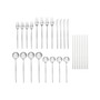 Skandia  Zephyr Mirror  28-PC Flatware Set/with chopstick, Service for 4