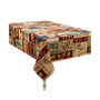 Lodge Collage Tablecloth -70"x 120"