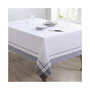 Casual Tablecloth with Banded Border Design, 72" x 54"