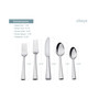 Studio 18/10 Stainless Steel 44 Piece Flatware Set, Service for 8