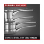 Premier 10-Pc. Space-Saving Stainless Steel Cookware Set