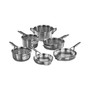 Premier 10-Pc. Space-Saving Stainless Steel Cookware Set