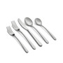 Kiera Textured Mirror Flatware Set, 20 Piece