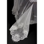 Paisley Lace Embroidered Tablecloth with Beaded Accents