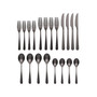 Kenbrook Tumbled 20 Piece Everyday Flatware Set, Service For 4