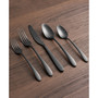 Poet Black Satin 20-Piece Flatware Set, Service for 4