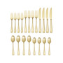 Moda Satin Champagne Set, 20 Piece