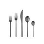 Due Ice Oro Nero Flatware Set, 20 Piece