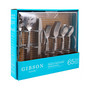 Prato 65 Piece Flatware Set with Wire Caddy
