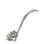 Designs Aluminum Long Grape Pattern Punch, Soup Ladle