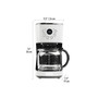 Heritage 12-Cup Programmable Coffee Maker with Strength Control and Timer - 75061