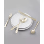 Keene Hammered Satin 20-Piece Flatware Set, Service for 4