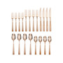 Rose in Full 18/10 Stainless Steel 20 Piece Set, Service for 4