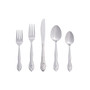 Riverridge Rose 46 Piece Monogrammed Flatware Set - B, Service for 8