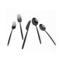 Gaze Black Satin 20-Piece Flatware Set, Service for 4