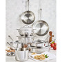 Stainless Steel Cookware Set, 14 Piece