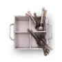 Designs Aluminum Grapevine Flatware Silverware Caddy