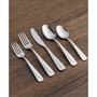 Deco Circles Sand 20-Piece Flatware Set, Service for 4