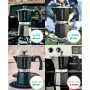 Milano Stovetop Espresso Maker Moka Pot 3 Espresso Cup Size 5 oz