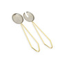 12" Salad Servers with Loop Handles, Set of 2