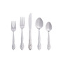 Riverridge Rose 46 Piece Monogrammed Flatware Set - A, Service for 8