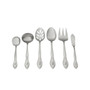 Riverridge Rose 46 Piece Monogrammed Flatware Set - W, Service for 8
