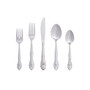 Riverridge Rose 46 Piece Monogrammed Flatware Set - W, Service for 8