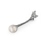 Small Solid Pewter Acorn Ladle, Sauce, Serving Spoon