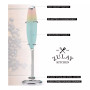 Handheld Milk Frother Stainless Steel Single Whisk with Stand