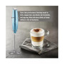Handheld Milk Frother Stainless Steel Single Whisk with Stand
