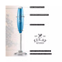 Handheld Milk Frother Stainless Steel Single Whisk with Stand
