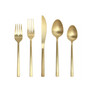 Arezzo Brushed Gold 5pc Place Setting
