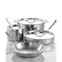 D3 Stainless Steel Cookware Set, Created for Macy's, 7 Piece