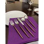20 Piece Flatware Set, Service for 4 (Hammered Handle)
