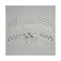 Riverridge Beaded 46 Piece Monogrammed Flatware Set - G, Service for 8