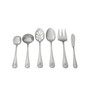 Riverridge Beaded 46 Piece Monogrammed Flatware Set - G, Service for 8