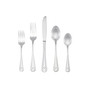 Riverridge Marina 46 Piece Monogrammed Flatware Set - V, Service for 8