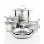 Classic Stainless Steel 10-Pc. Cookware Set