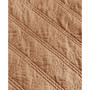 Home Washed Linen Quilted Reversible Throw, 50" x 60"