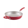 Create Delicious Aluminum Nonstick 12.5" Open Deep Skillet