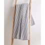 Home Tobago Stripe Quilted Reversible Throw, 50" x 60"