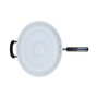 Ceramic Nonstick 12.5" Deep Frying Pan with Helper Handle