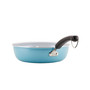 Ceramic Nonstick 12.5" Deep Frying Pan with Helper Handle