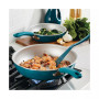 Create Delicious Aluminum Nonstick Skillet 9.5" and 11.75" Twin Pack