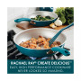 Create Delicious Aluminum Nonstick Skillet 9.5" and 11.75" Twin Pack