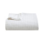 All Over Rib Cotton Reversible Blanket, Full-Queen