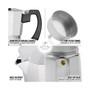 8 Cups Classic Stovetop Italian Style Espresso Maker Moka Pot