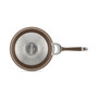 Symmetry Hard-Anodized Nonstick Cookware Induction Pots and Pans Set, 3-Piece, Chocolate