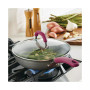 Create Delicious Hard Anodized Aluminum Nonstick 10.25" Deep Skillet